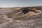Burnt mountain in Namibia