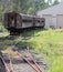 Burnt Out Train Carriage After a Bushfire