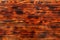 Burnt pine boards painted like mahogany
