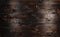 Burnt wooden board, black charcoal wood texture, burned barbecue background