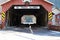 Burr truss covered bridge