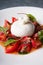 Burrata italian cheese with tomeatoes