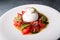 Burrata italian cheese with tomeatoes