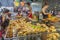 Burrito stall at the Boqueria market in Barcelona