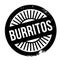 Burritos stamp rubber grunge