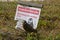 Burrowing owls protective bird site in Florida