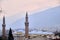 Bursa during overcast and rainy day. Photo taken from tophane district