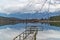 bursa uludag gokoz pond mountain reflection with clouds