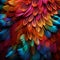A Burst of Colorful Plumage