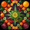 Burst of Nature: A Colorful Kaleidoscope of Fresh Produce