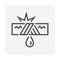 Burst pipe icon