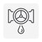 Burst pipe icon