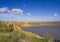 The Burujon Canyon and reservoir