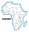 Burundi Africa Map