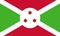 Burundi flag with official proportions and color.Genuine.Original flag of Burundi