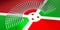 Burundi flag - voting, parliamentary election concept - 3D illustration