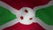 Burundi flag waving in the wind