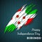 Burundi Independence Day Patriotic Design.