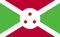 Burundi national flag in exact proportions - Vector