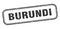 Burundi stamp. Burundi grunge isolated sign.