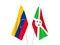 Burundi and Venezuela flags