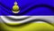 Buryatia Realistic waving Flag Design