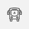 Bus, buses, vehicle line icon design concept