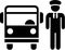 Bus driver icon