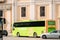 Bus Of Flixbus Moving On Street. Flixbus Is Brand Which Offers International Bus Service All Over Europe.