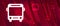 Bus icon Abstract design bright red banner background