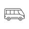 Bus Icon, Travel Anywhere by Bus, to reduce emissions.