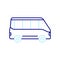 Bus Icon, Travel Anywhere by Bus, to reduce emissions.