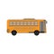 bus school transportation education yellow vector illustrator