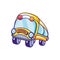 bus school transportation isolated icon