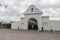 Bus station in Ibarra town called White City , Ecuador