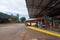 Bus Station at Puerto Iguazu Town in Misiones, Argentina