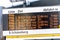 Bus stop electronic timetable board