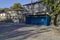 Bus stop with a fountain in the center of the village Zhrebchevo, Bratsigovo municipality, Rhodopes