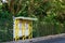 Bus stop next to Sir Seewosagur Ramgoolam Botancial Garden in Pamplemousses, Mauritius