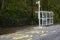 Bus stop shelter rural countryside uk public transport free travel pensioner senior person commute