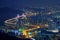 Busan cityscape Gwangan Bridge at night