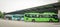 Buses parking at the station in Putrajaya, Malaysia