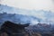 Bushfire smouldering in Australian Outback