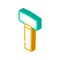 bushing hammer isometric icon vector illustration