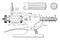 Bushing Radial Hole Boring Tool, vintage illustration