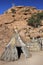 Bushman dwelling - Damaraland - Namibia