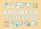 Business accelerator word concepts banner