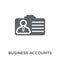 Business Accounts icon from Business Accounts collection.