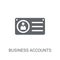 Business Accounts icon. Trendy Business Accounts logo concept on