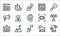 business administration line icons. linear set. quality vector line set such as message, aim, negotiation, trojan, goal, megaphone